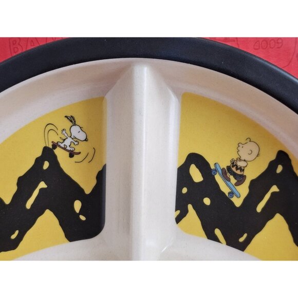 Peanuts 5 Pc Dinnerware Set~Bamboo Fiber~New In Box - Picture 5 of 7